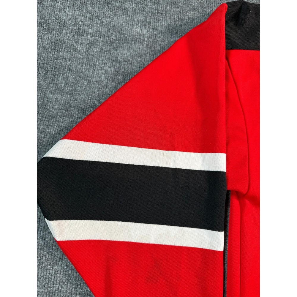 Vintage CCM New Jersey Devils Hockey Jersey Mens XXL Red Blank Logo Throwback - Picture 6 of 16